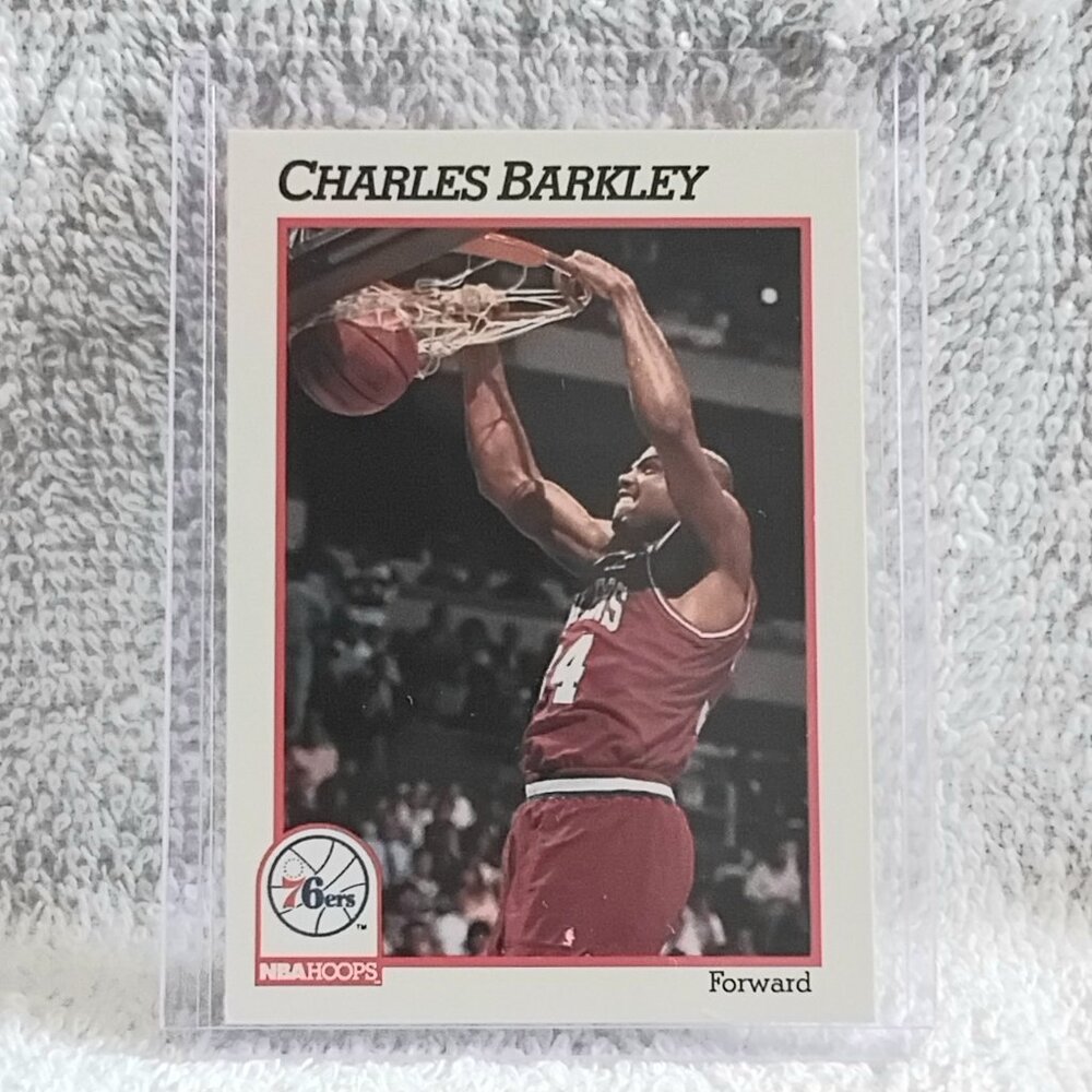 5/$20 Mint 1991 NBA Hoops Charles Barkley NBA Player Card 156!!